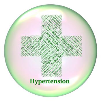 Hypertension Illness Means High Blood Pressure And Ailments