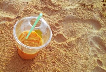 Ice Coffee on the Beach