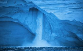 nature, Landscape, Earth, Water, Sea, Glaciers, Waterfall, Iceberg ...