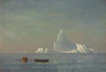 Albert Bierstadt (1830-1902) | Icebergs | 19th Century, Paintings ...