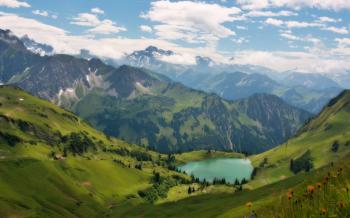 Lake in the mountains / 1920 x 1200 / Mountains / Photography ...