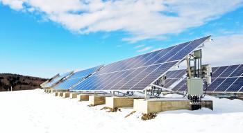 Solar Panels Shed Snow: Even in Winter They Make Power