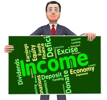 Income Word Means Text Salary And Revenues