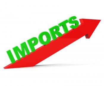 Increase Imports Means Buy Abroad And Arrow