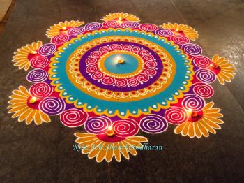 Pin by Shakila Raj on Rangoli | Pinterest | Rangoli designs and ...
