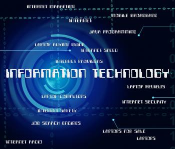 Information Technology Shows Internet Communication And Computing