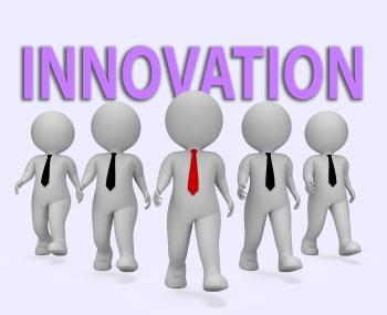 Innovation Businessmen Means Transformation Entrepreneurs And Restruct