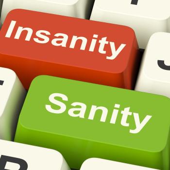 Insanity Sanity Keys Shows Sane Or Insane Psychology
