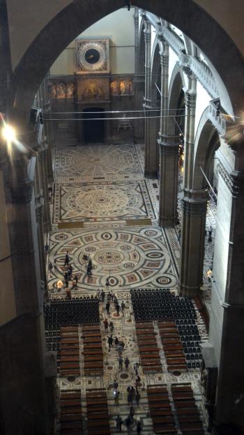 Inside of the Baptistery from Top
