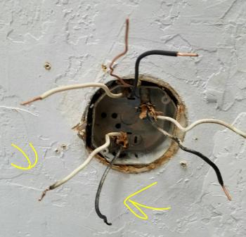 electrical - Partial power outage after installing new light fixture ...