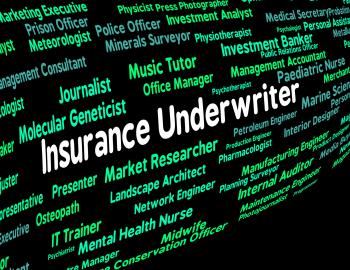 Insurance Underwriter Represents Policy Protection And Insured