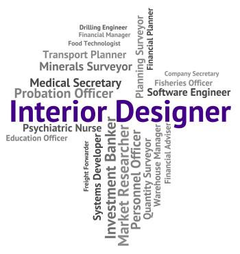 Interior Designer Shows Hire Words And Occupations