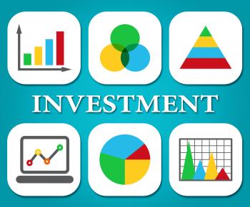 Investment Charts Shows Business Graph And Forecast