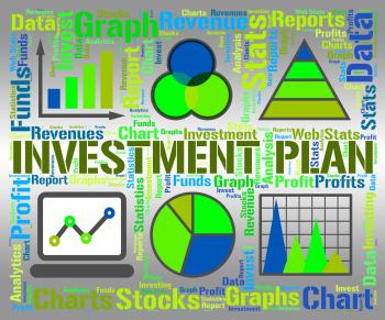Investment Plan Represents Investments Proposal And Savings