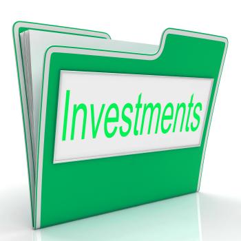 Investments File Means Roi Organization And Folder