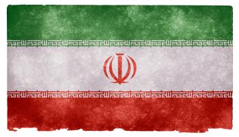 Iran Grunge Flag