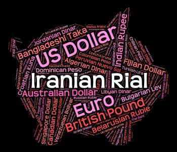 Iranian Rial Shows Foreign Currency And Banknote
