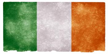 Ireland Grunge Flag
