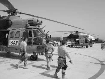 ISAF transport helicopters of Spain.