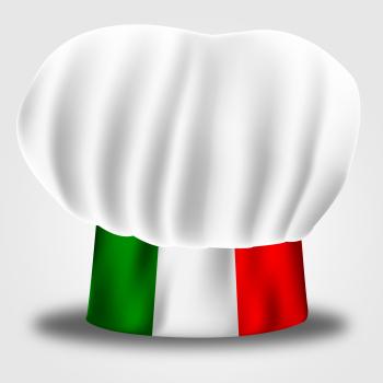 Italy Chef Shows Cooking In Kitchen And Catering