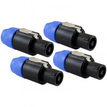 GLS Audio Speaker Plug Twist Lock 4 Pole Speaker Plug compatible ...