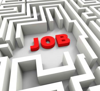 Job In Maze Showing Finding Jobs