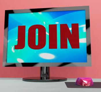Join On Monitor Shows Registration Membership Or Volunteer