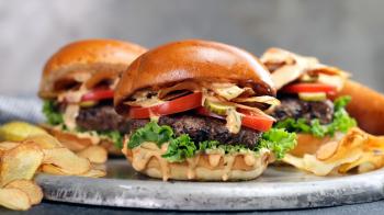 Juicy Lucy Crunch Burger ~ Recipe | Tastemade
