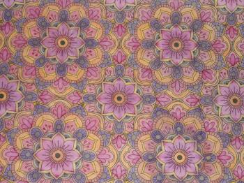 flower mandala/kaleidoscope colored with watercolor paint | Moon ...