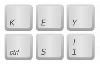 Clipart - Keyboard Keys