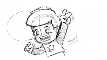 Cool kid sketch — Steemit