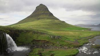 Summer In Iceland Kirkjufellsfoss Waterfall Cascades And Kirkjufell ...