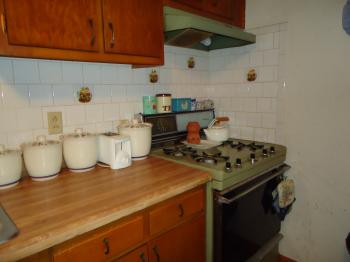 Kitchen Counter and Stove