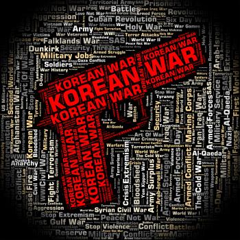 Korean War Shows Pusan Perimeter And Bloodshed