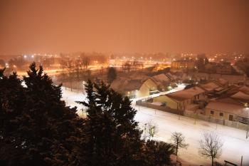 La neige, la nuit...