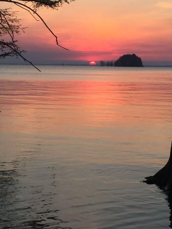 Sunrise on Lake Moultrie. South Carolina's third largest lake. | SUN ...