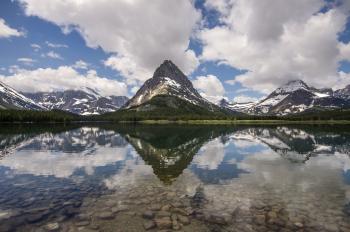 Lake Reflecting Mountains