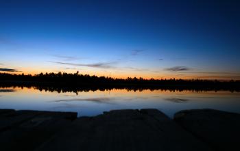 Lake View at Night