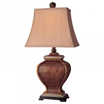 Antique Bronze And Silver Table Lamp Ambience Accent Lamp Table ...