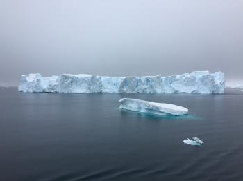 Landscape Photography of Glacier on Ocean