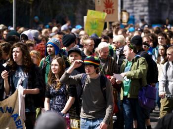 Legalise Cannabis March Dublin Ireland