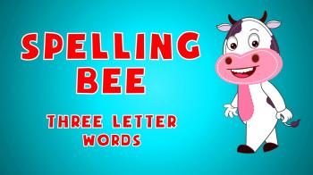 Spelling Bee | Sight Words for Kids | 3 Letter Words | Learn English ...