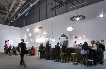 The stand of Stylepark Selected at the Light + Building 2018 | STYLEPARK