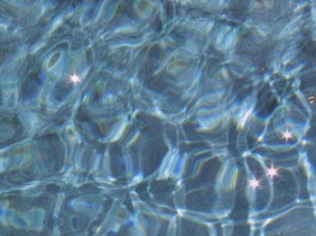 Light on pool water