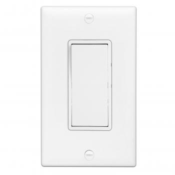 Enerlites 91150-WWP-10PCS Decorator 15A Light Switch with Wall Plate