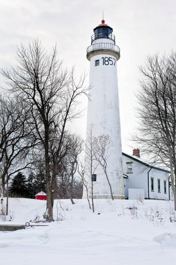 Lighthouse in Winter