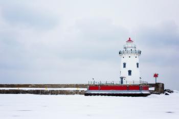 Lighthouse in Winter