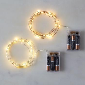 Dew Drop Wired LED Lights (Set of 2) on Food52