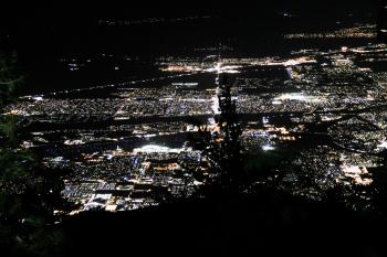 Free Stock Photo of View of City Lights at Night