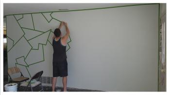 Painting Lines On Walls - Bathroom Bedroom Kitchen Design